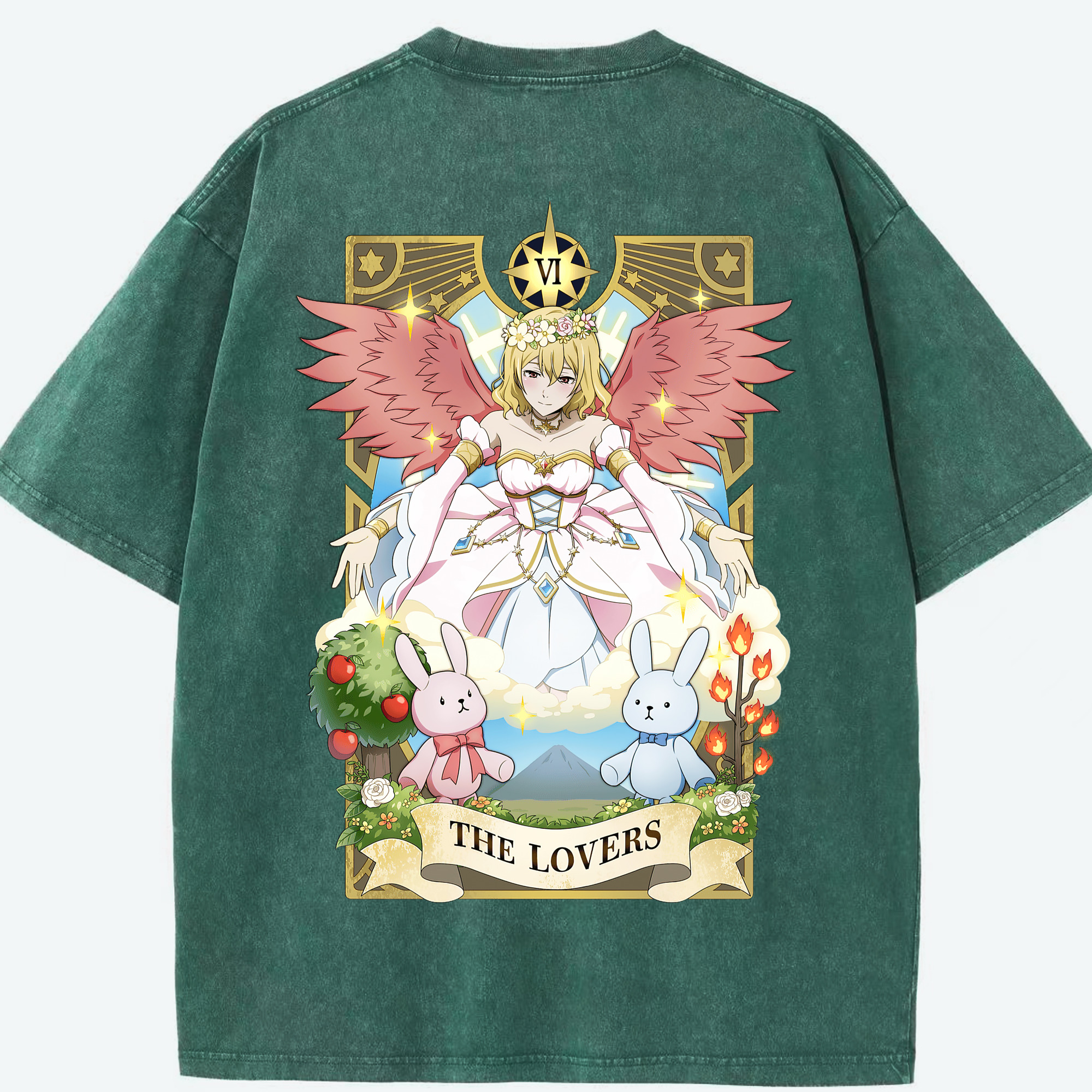 （画像用） 文豪ストレイドッグス Bungo Stray Dogs 綿100% ヴィンテージ風 半袖Tシャツ（背面プリント）